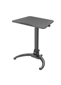 SVITA Laptopständer Wonju Schwarz , Kunststoff , 70x117x50 cm , Arbeitszimmer, Schreibtische, Computertische