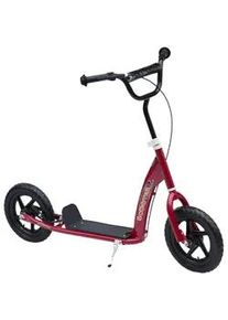 HOMCOM Kinderroller, Schwarz/Rosa/Blau/Rot, Stahl+ Pva , Metall , 52x80x120 cm , Outdoor Spielzeug, Kinderfahrzeuge