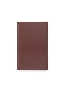 Tabla de cortar Hendi GN1/1 en color marrón según HACCP