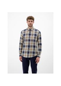 Lerros , Langarmhemd mit Karo Muster , classic navy blue , N-Gr , XXL -N-Gr , XXL , Hemd von Lerros