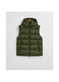 Gant, Herren, Steppweste &raquo;ACTIVE CLOUD&laquo; mit abnehmbarer Kapuze regular fit, 2-Wege-Rei&szlig;verschluss, COUNTRY GREEN, S, COUNTRY GREEN, Herrenweste von 