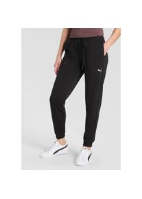 Puma, Damen, Trainingshose &raquo;W TAD ESSENTIAL FT JOGGER&laquo;, Puma Black, N-Gr, L -N-Gr, Puma Black, Regular Fit
