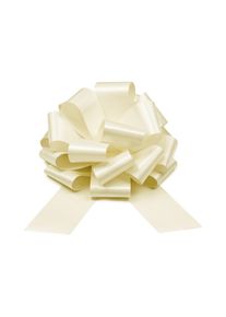 partydeco DIY-Dekoschleife, gebrochenes Weiß, 40 cm