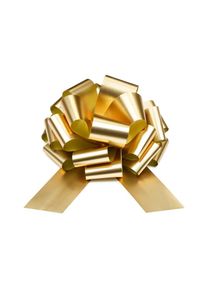 partydeco DIY-Dekoschleife, hellgold, 40 cm