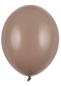 partydeco 100 ballons cappuccino étoiles 30cm