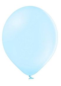 partydeco 50 feststjerner balloner babyblå 30cm