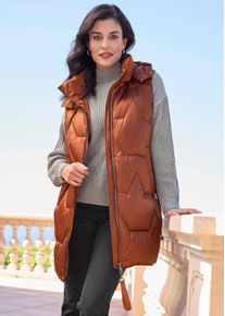 Steppweste in kupferfarben - Alba Moda