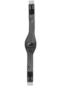 Waldhausen Comfort Ledersattelgurt, schwarz, 145cm