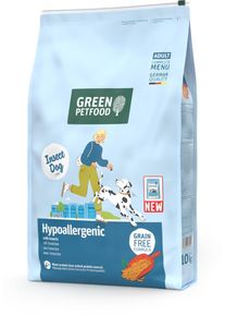 Green Petfood InsectDog Hypoallergeenic Trockenfutter mit Insekten, 10kg