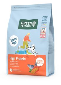 Green Petfood InsectDog High Protein Trockenfutter mit Insekten & Lachs, 3kg