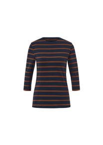 Tchibo - Shirt mit 3/4-Arm - Damen - Gr. M - dunkelblau/gestreift