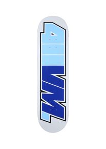411 VM Logo 8.5" Skateboard Deck blue white