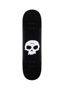 Zero Team Single Skull 8.75" Skateboard Deck black white