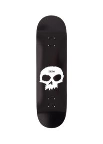 Zero Team Single Skull 8.5" Skateboard Deck black white