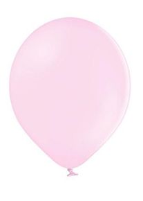 partydeco 100 feststjerner balloner pastellrosa 23 cm