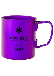 Snow Peak Titanium Double Wall Cup Cup (450 ml, purple)