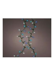 Edm - Grinalda Led Compact Intermitente Cor Branco, Azul E Turquesa 750 Leds Cabo Verde 21M