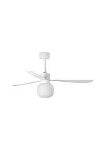 FARO Ventilador de teto AMELIA L BALL LED branco