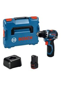 Bosch Avvitatore a batteria GSR 12V-32, 2 x batteria GBA 12V 2.0Ah in L-BOXX