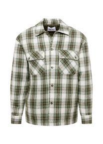 ABOUT YOU, Mænd, Overgangsjakke 'Milo', Khaki / Hvid, Størrelse M