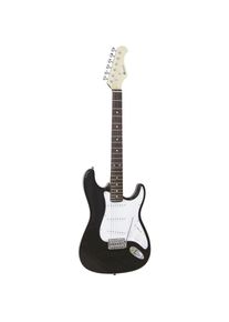 Dimavery ST-203 E-Gitarre, schwarz (E-Gitarre), Gitarre, Schwarz