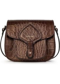 Kate Moss, Handtasche, Kleine Gibeciere Emelyne Mordoré, Verbesserter Leder, Magnetschluss, Gold