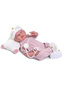 Antonio Juan Sweet Reborn Lea mit Pyjama und Schlafmaske, realistisch gewichtet und beweglich