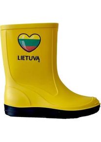 Paliutis, Jungen, Gummistiefel, KIDS BOOTS 120PL SYMBOL YELLOW SIZE 31, Gelb, (31)