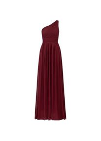 Apart Fashion, Damen, Kleider, Ein-Schulter-Abendkleid mit Rippenrücken, lässig und gefüttert, Rot, (38)