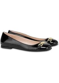 Love Moschino, Damen, Ballerinas, Ballerina mit Nahtverstärkung, Schwarz, (40)