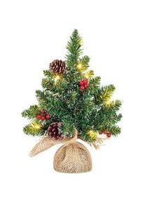 Edelman, Weihnachtsbaum, Creston Weihnachtsbaum Led Batteriebet. Grün