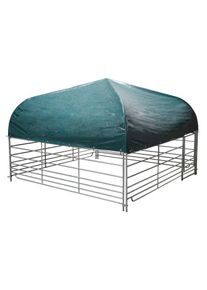 Kerbl Weideunterstand für Schafe und Ziegen, 2,75x2,75m,Komplettset