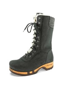 woody, Damen, Boots + Stiefel, Rosanna Halflange Damen Stiefel, Schwarz, (42)