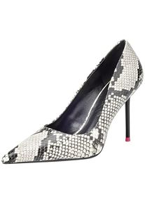 Pinko, Damen, Pumps, Chopin Leder Decolleté Bedruckt, Schwarz, (37)