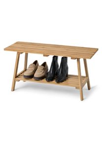Tchibo - Bank »Holt« aus Bambus mit Lamellenelementen - 80x30x40cm - naturfarben - Bambusholz