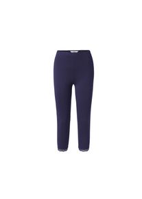 Tchibo - 3/4-Leggings mit Spitzenborte - Damen - Gr. S - dunkelblau
