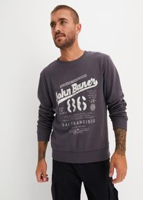 Sweatshirt aus weichem Baumwoll-Mix, grau, Gr&ouml;&szlig;e 68/70 (4XL), mit Baumwolle, bonprix