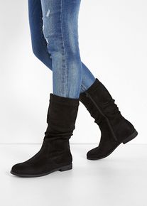 Stiefel, schwarz, Größe 37, Vegan, bonprix