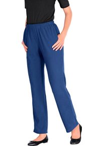 Dames Fleecebroek van microfleece marine Maat 48