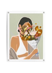 Reinders! Poster Bos bloemen Outdoor voor tuin of balkon landschappen multicolor