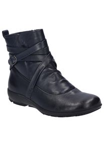 Josef Seibel Laarsjes Charlotte 11 Boots, winterboots, laarzen met modieuze plooien dames laarsjes maat 36 blauw