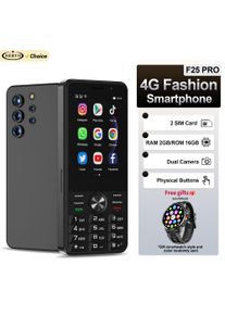 Free Smartwatch! SERVO F25 PRO Android Button Smartphone 4G LTE 2GB RAM 16GB ROM Play Store WiFi Hotspot 3.5" Touch Smart Phones