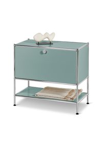 Tchibo - Metalowa szafka typu sideboard „Cn3” z 1 klapą - kolor: zielony