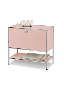 Tchibo - Metalowa szafka typu sideboard „Cn3” z 1 klapą - kolor: różowy