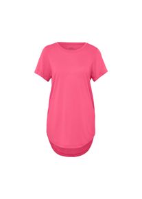 Tchibo - Długa koszulka - dla pań - rozmiar XS 32/34 - kolor: r&oacute;żowy/czerwony