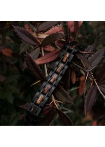 Bracciale Uomo Tremolo, in Legno di Zebrano, Acciaio Inox Nero, Regalo per Ogni Occasione