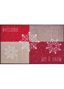 Salonloewe unisex D&ouml;rrmatta r&ouml;d-mullvad Gr&ouml;&szlig;e 30x75 cm - rektangul&auml;r