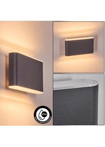 hofstein Paranhas Wandlamp voor buiten, Badkamerlamp, Licht omhoog & omlaag, Wandlamp Antraciet, 1-licht