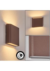 hofstein Gamas Wandlamp voor buiten, Badkamerlamp, Licht omhoog & omlaag, Wandlamp Roest, 1-licht