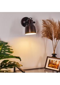 hofstein Presa Muurlamp Zwart, 1-licht